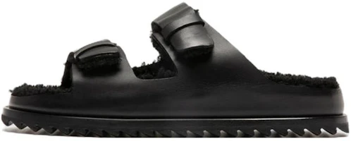 (Women) Officine Creative Street Slide 'Black Leather' OCDPELH012BUTTE1000 (Women) Officine Creative Street Slide 'Black Leather' OCDPELH012BUTTE1000