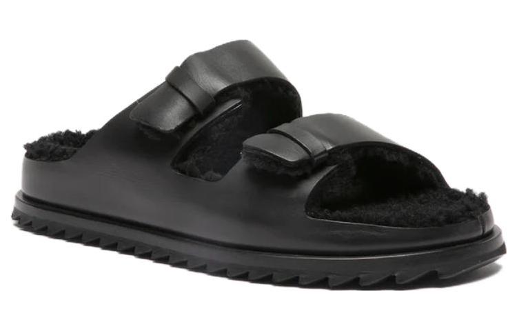 Order (Women) Officine Creative Street Slide 'Black Leather' OCDPELH012BUTTE1000
