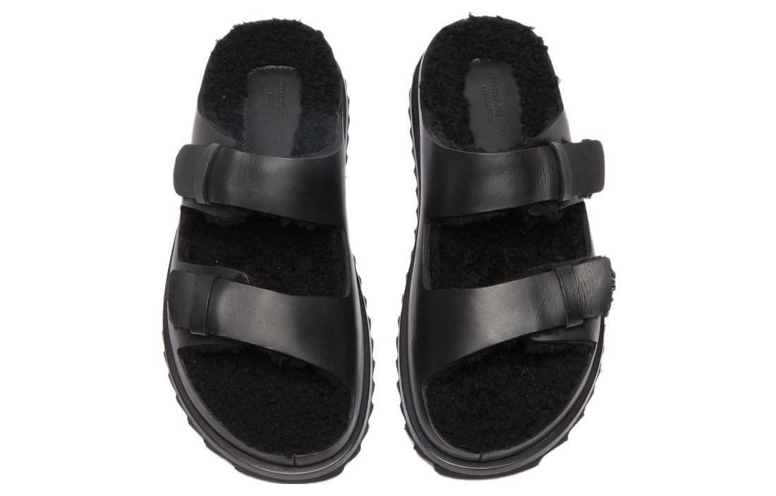 Lookbook (Women) Officine Creative Street Slide 'Black Leather' OCDPELH012BUTTE1000