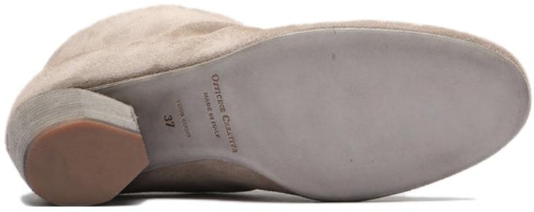 Officine Creative 絨面 簡約時尚 短靴 5.5cm 女款 灰褐色 Shop Officine Creative 絨面 簡約時尚 短靴 5.5cm 女款 灰褐色