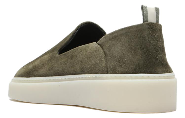 Shop (Women) Officine Creative Suede Lace-up Round Toe 'Deep Khaki' OCDMUSK107LIC23G348