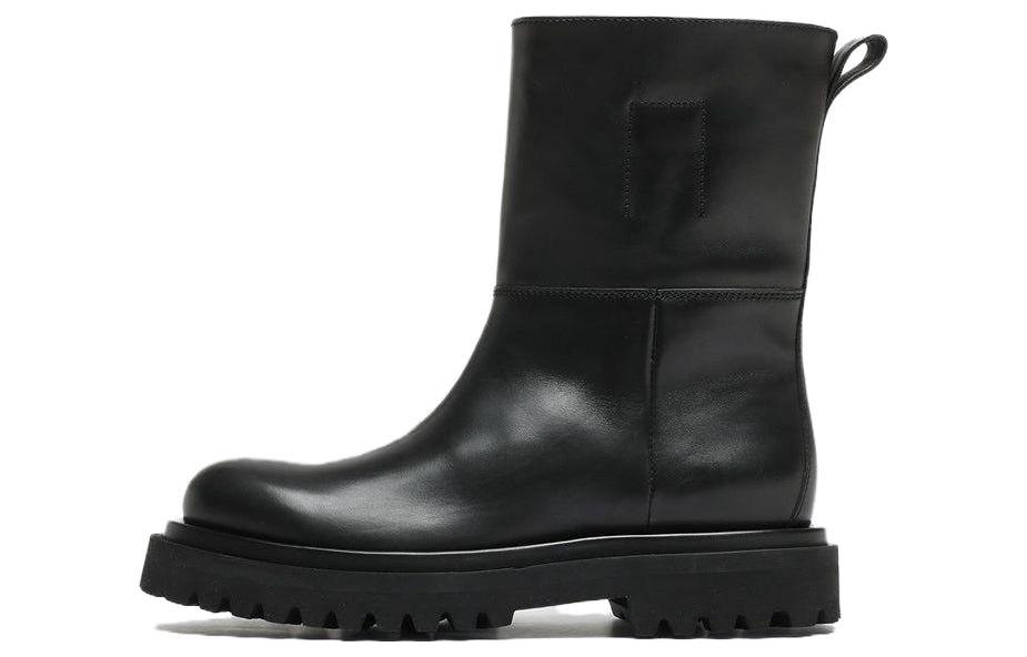 (Women) Officine Creative Wisal 'Black Leather Ankle Boot' OCDWISA034BUT121000