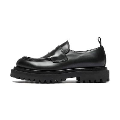 (W) Officine Creative Wisal Loafer 'Black Slip-On'