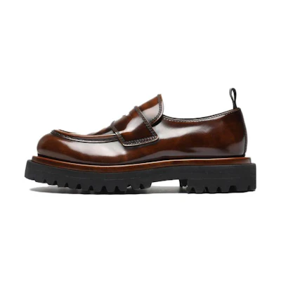 (W) Officine Creative Wisal Loafer 'Brown Round Toe'