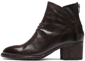 (Women) Officine Creative Zip Leather Ankle Boots 'Brown' OCDDENN100IGNISE663 (Women) Officine Creative Zip Leather Ankle Boots 'Brown' OCDDENN100IGNISE663