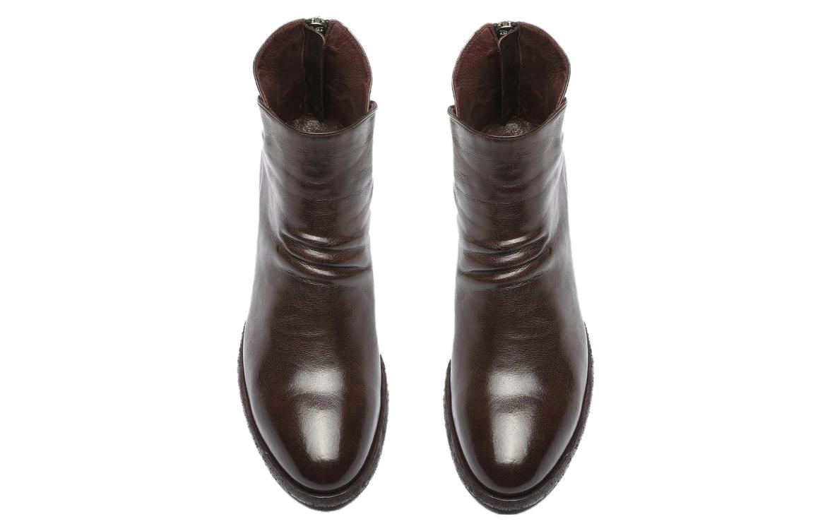 Lookbook (W) But Kasut Kulit Zip Officine Creative 'Coklat' OCDDENN100IGNISE663