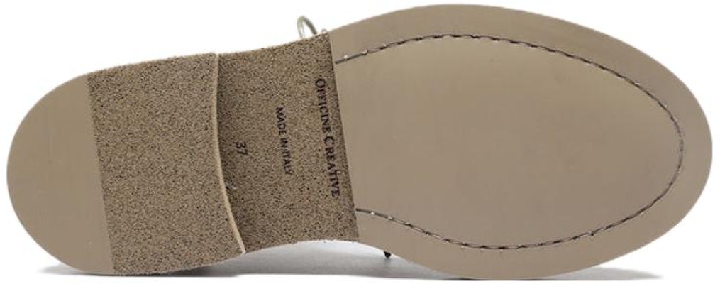 Officine Creative 皮革 拉鍊 圓頭 短靴 女款 綠色 Shop Officine Creative 皮革 拉鍊 圓頭 短靴 女款 綠色