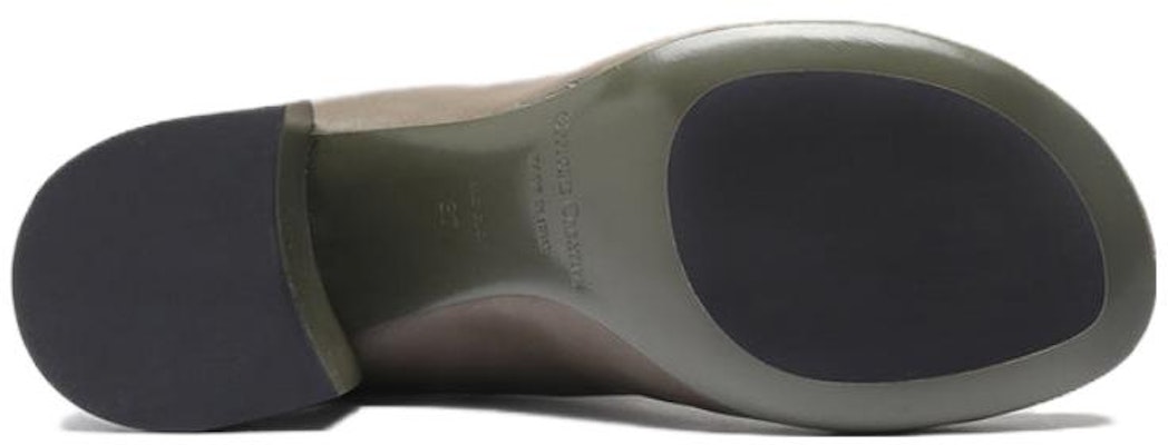 (Women) Officine Creative Zip Round-Toe Chunky Heel Boot 'Green' OCDETHE004GUAN2G342 Purchase (Women) Officine Creative Zip Round-Toe Chunky Heel Boot 'Green' OCDETHE004GUAN2G342