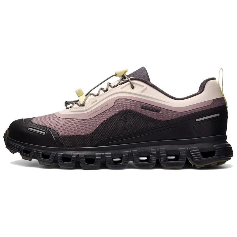 (Women) On Cloud 6 Geo Black Pink Comfortable Running Shoes 3WG10354898
