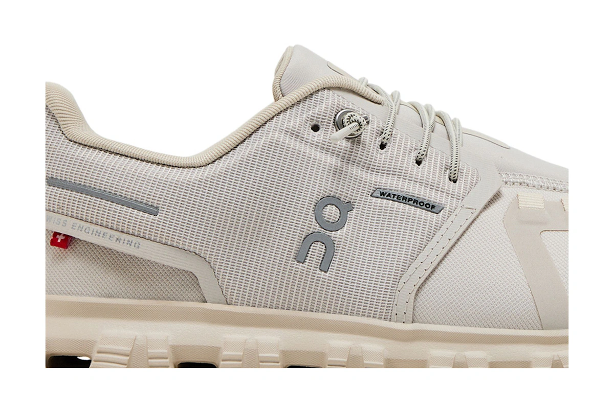 (Women) On Cloud 6 Waterproof 'Pearl Cream'
