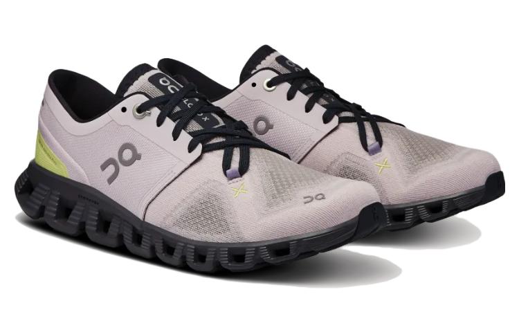 Lookbook On昂跑 Cloud X 3 低幫 跑步鞋 女款 蘭花紫 鐵黑