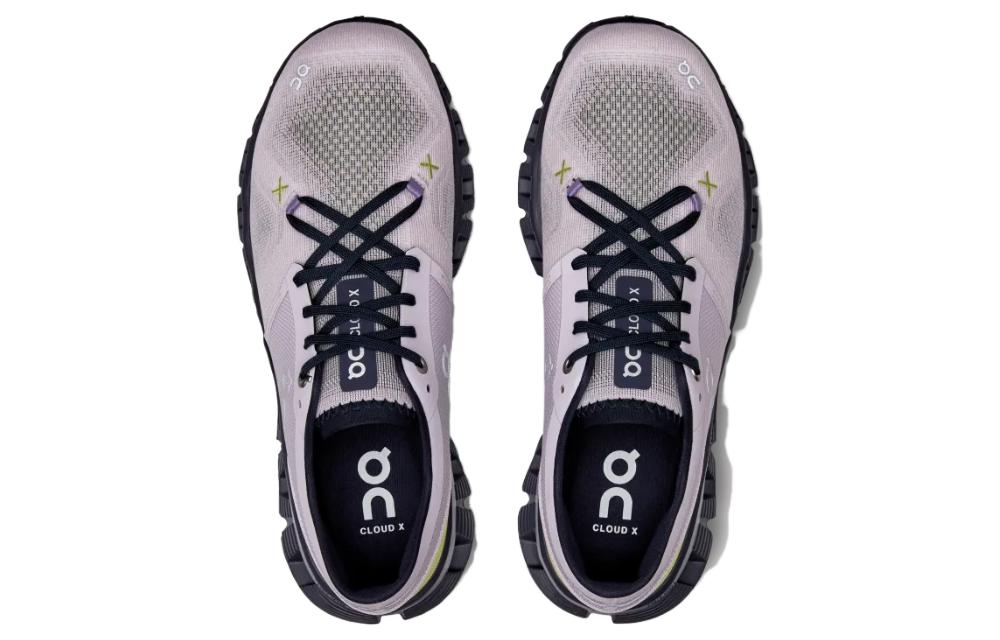 Shop On昂跑 Cloud X 3 低幫 跑步鞋 女款 蘭花紫 鐵黑