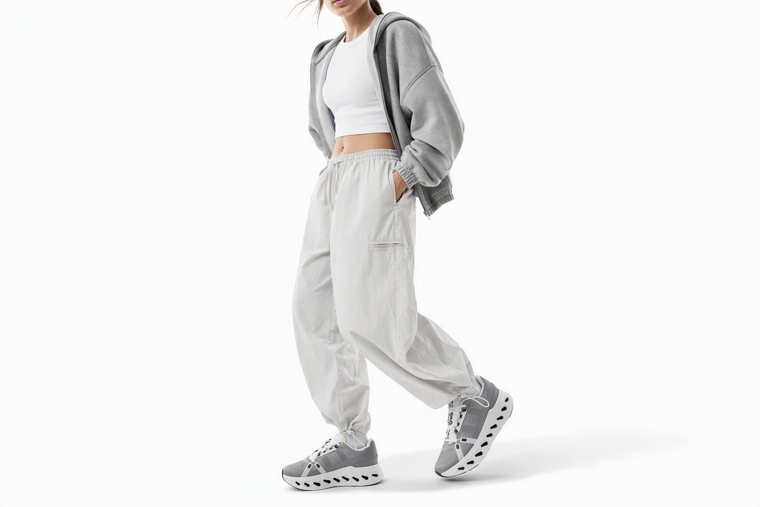 Order （女性）On Cloudeclipse 'Alloy White' 3WD30092547