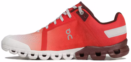 (Women) On Cloudflow Long-distance Running Shoes Red/White - Cushioned & Durable. 3599232 (Women) On Cloudflow Long-distance Running Shoes Red/White - Cushioned & Durable. 3599232