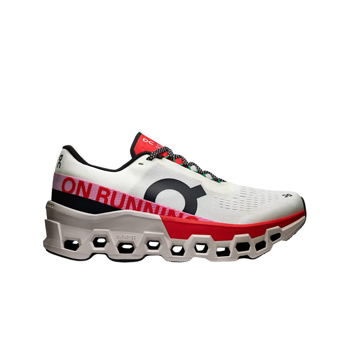 (Women) On Cloudmonster 2 'Ivory Silver Red' 3WE10113193