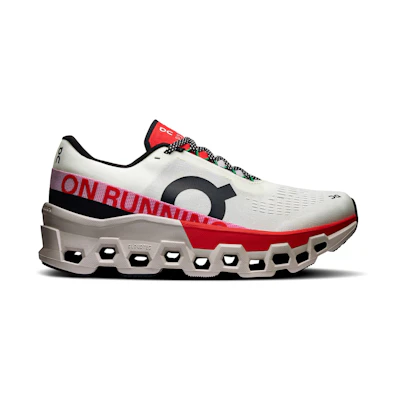(W) On Cloudmonster 2 'Ivory Silver Red'