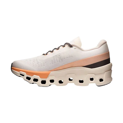 (W) On Cloudmonster 2 'Ivory Tangerine'