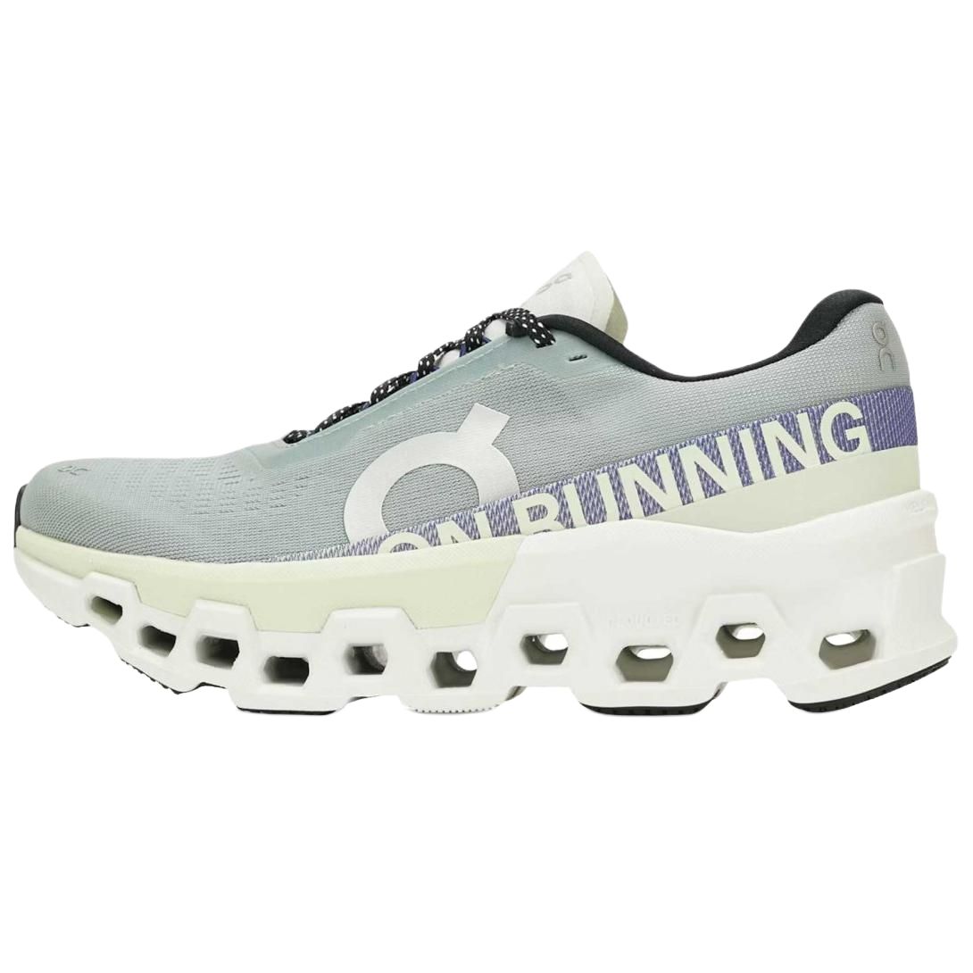 (Women) On Cloudmonster 2 Running Shoes Green - Lightweight, Cushioned, Durable. 3WE10112078