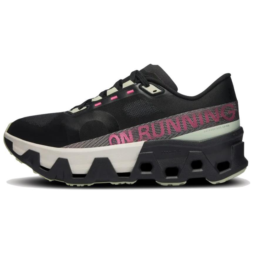 (Women) On Cloudmonster Hyper Black Running Shoes - Comfortable & Durable. 3WE10121481