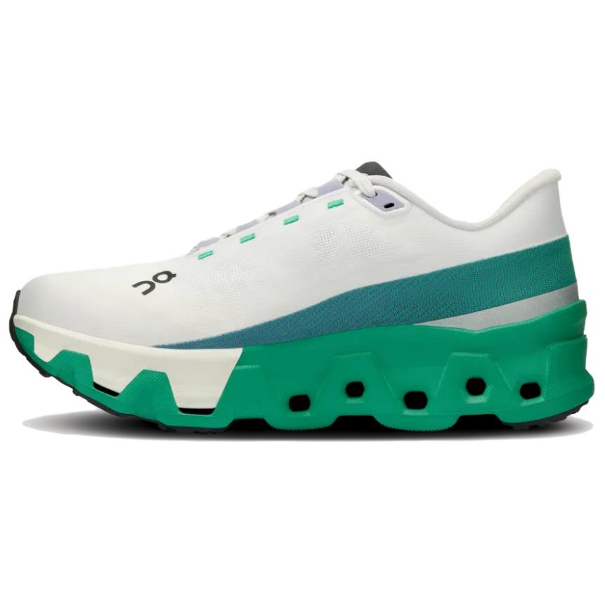 (Women) On Cloudmonster Hyper Mint Green Breathable Running Shoes. 3WE10120902