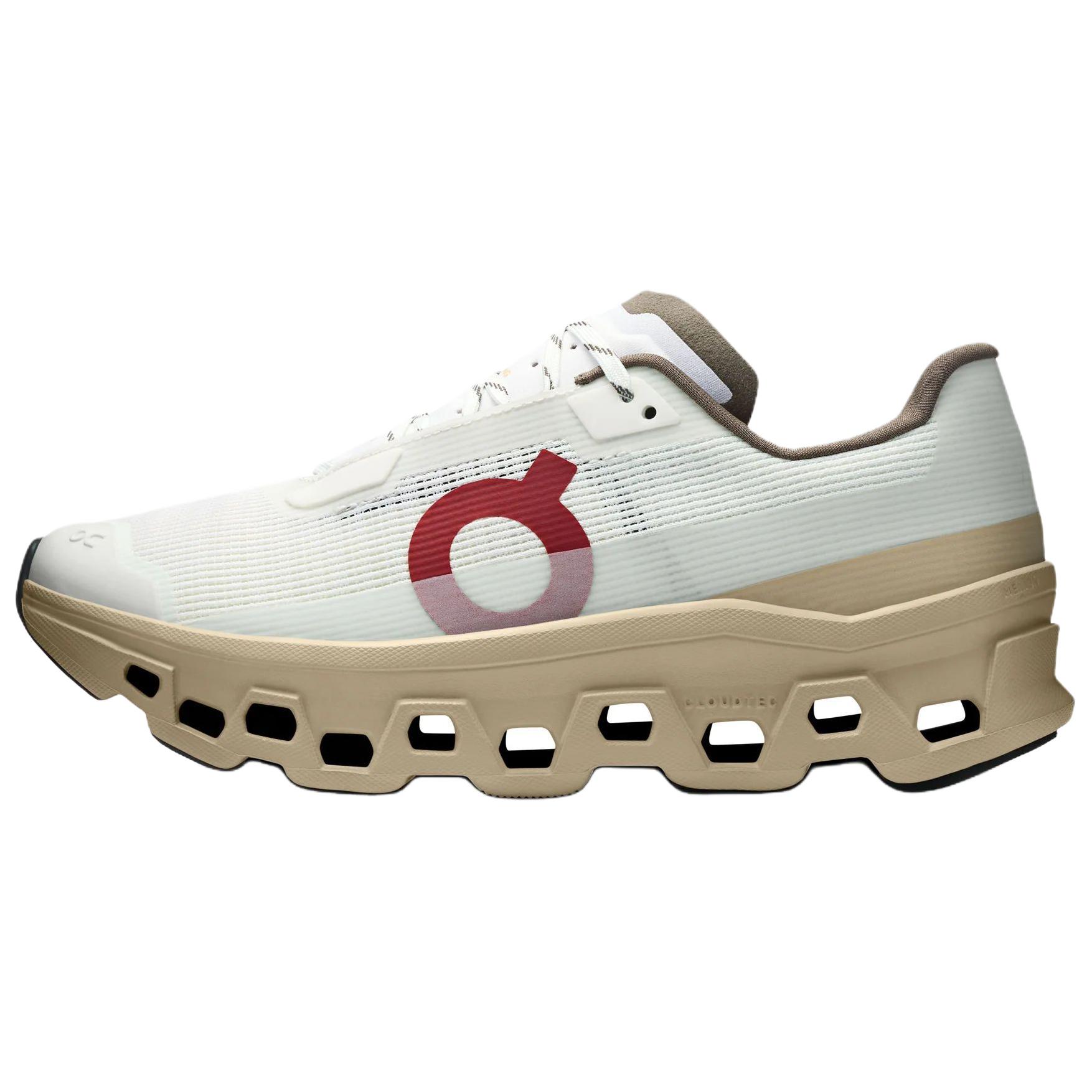 (Women) On Cloudmonster Void CNY Year of the Horse Running Shoes White Brown 3WG10501217
