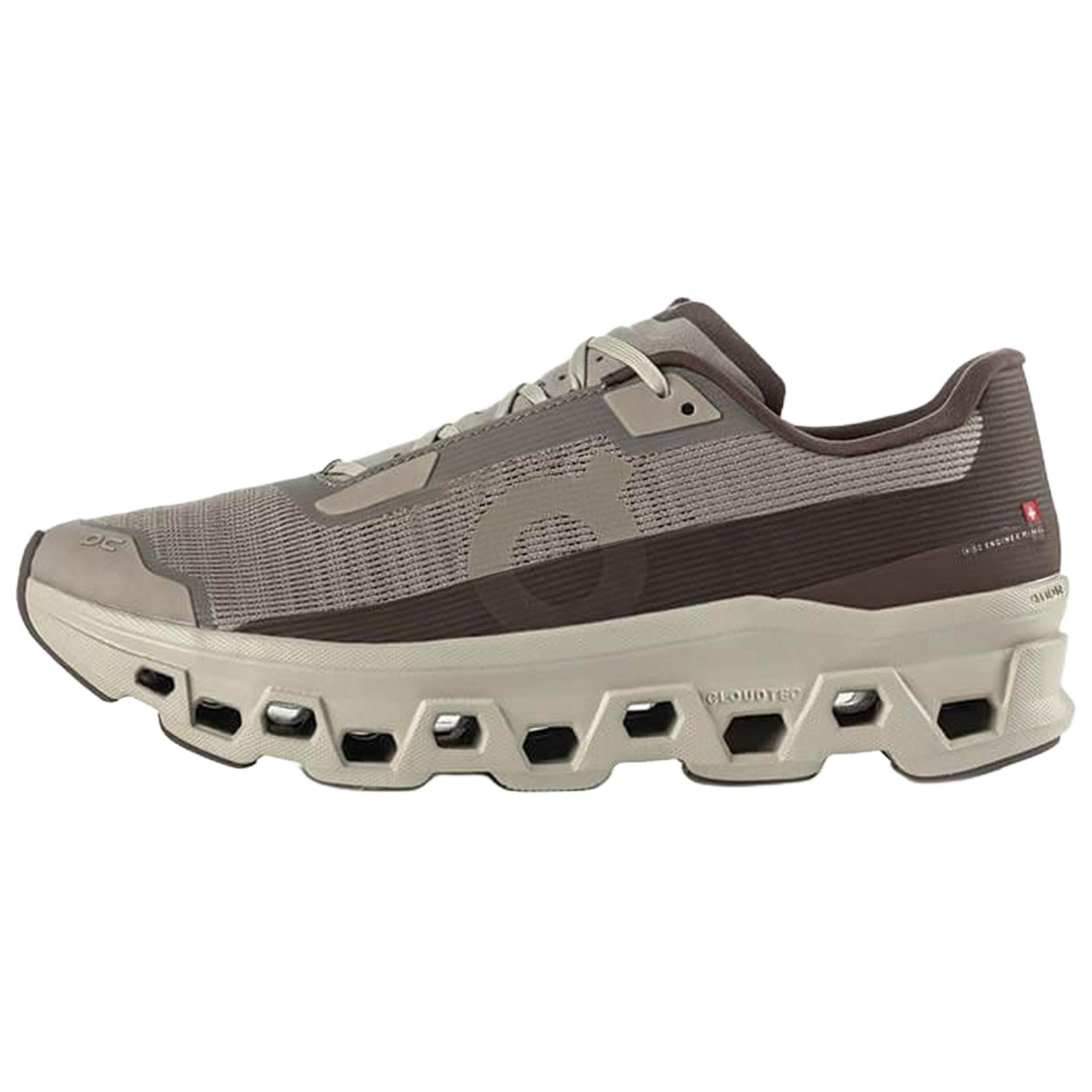 (Women) On Cloudmonster Void Running Shoes - Lightweight & Durable in Light Brown. 3WG10811344