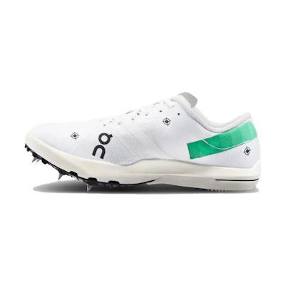 (W) On Running Cloudspike 1500m Undyed White Mint 'Undyed White/Mint'