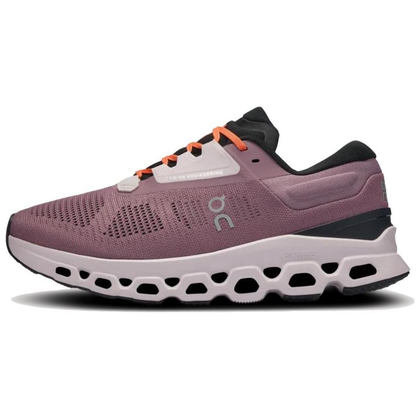 (Women) On Cloudstratus 3 Running Shoes Rosette – Soft, Non-Slip, Durable. 3WD30122137