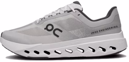 (Women) On Cloudsurfer Next Running Shoes Grey White - Stylish, Slip-Resistant. 3WE30050070 (Women) On Cloudsurfer Next Running Shoes Grey White - Stylish, Slip-Resistant. 3WE30050070