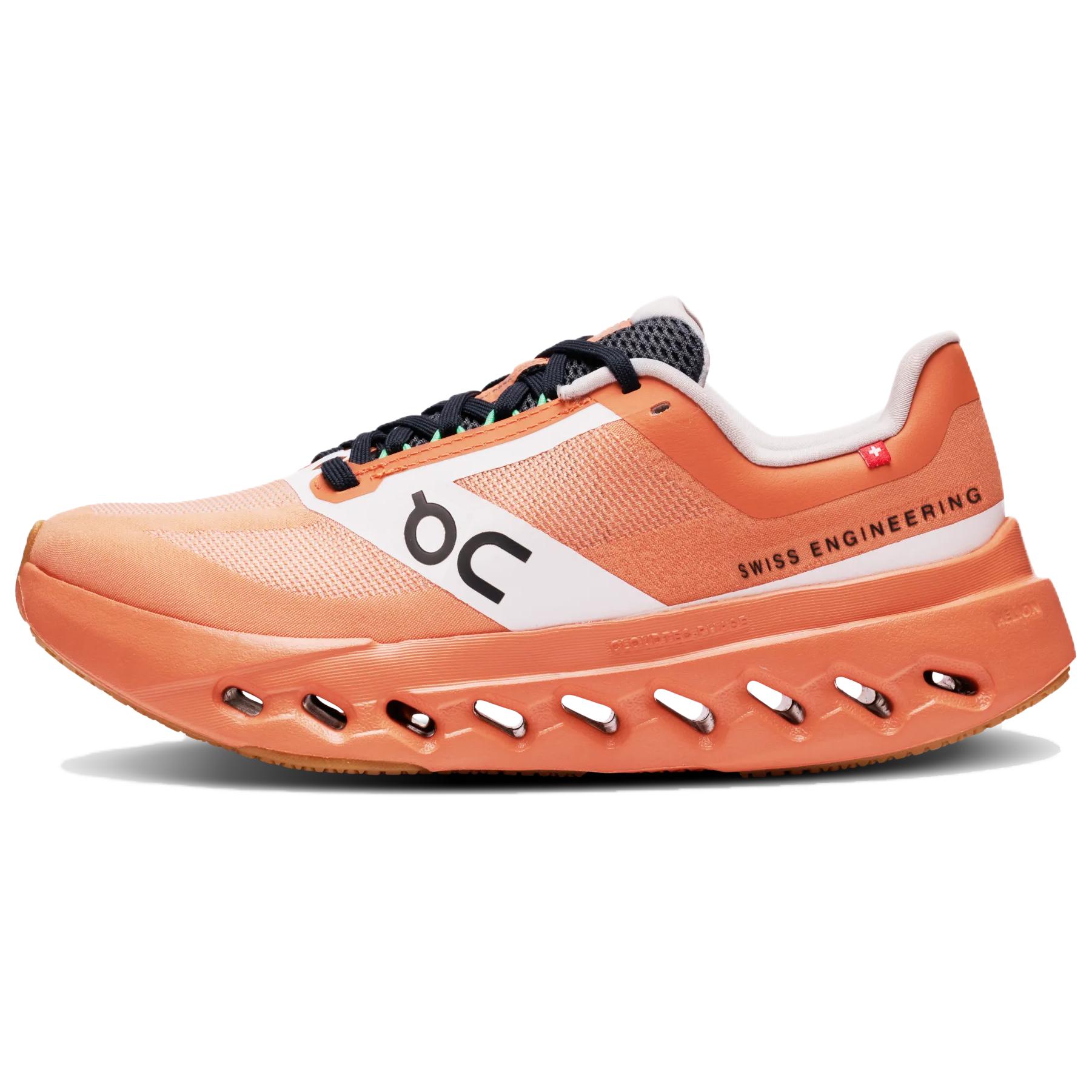 (Women) On Cloudsurfer Next Z5 Running Shoes Orange - Cushioned & Non-Slip Design 3WF10233004