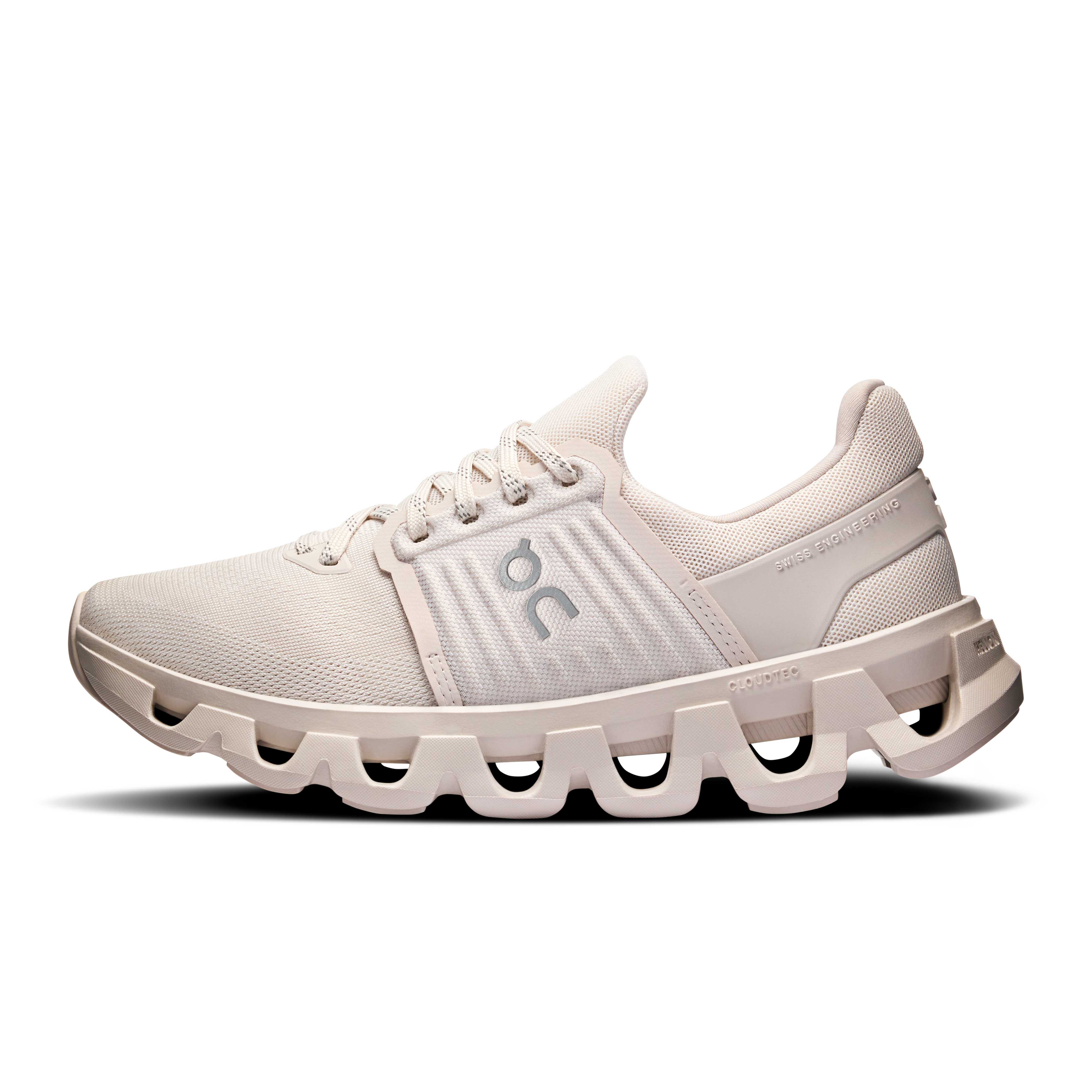(Women) ON Cloudswift 4 Running Shoes Beige - Stylish, Comfortable, Versatile. 3WF10451485