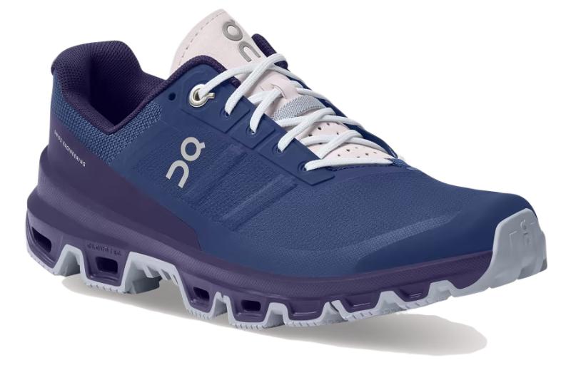 Lookbook On昂跑 Cloudventure 減震防滑耐磨 低幫 跑步鞋 女款 藍灰