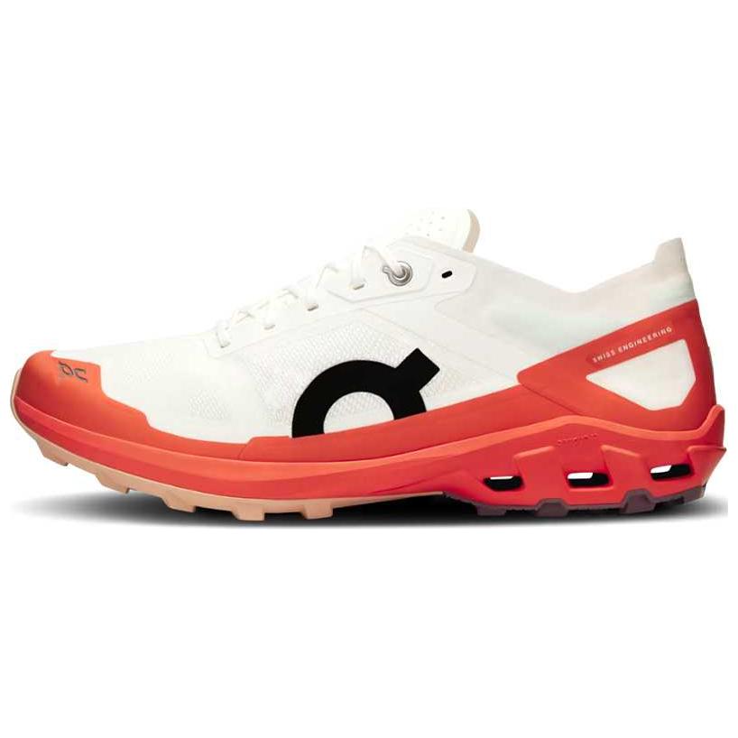 (Women) On Cloudventure Peak 3 Low-Top Running Shoes White/Orange 3WD10761527