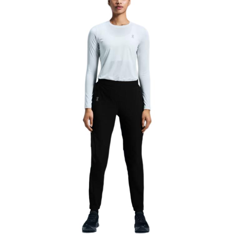 Shop (W) Seluar On Core Ringan Kasual Elastik Wanita Hitam untuk Larian & Aktiviti Luar. 1WF10140553