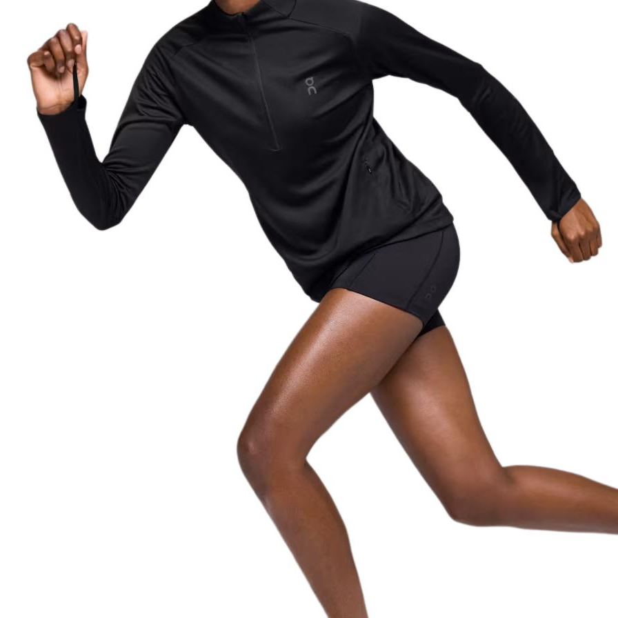 Details for (W) On Running 黑色长袖快干排湿运动T恤 1WE10780553