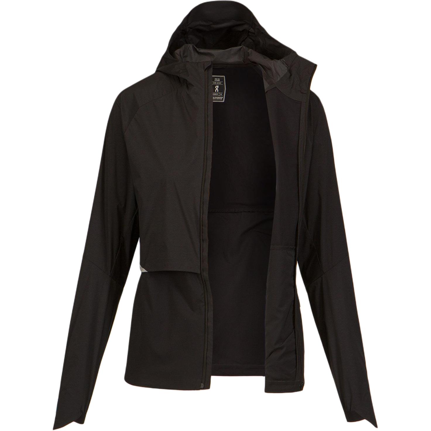 Lookbook (W) On Running Jaket Lengan Panjang Berpenutup Logo Hitam. 1WE10410553