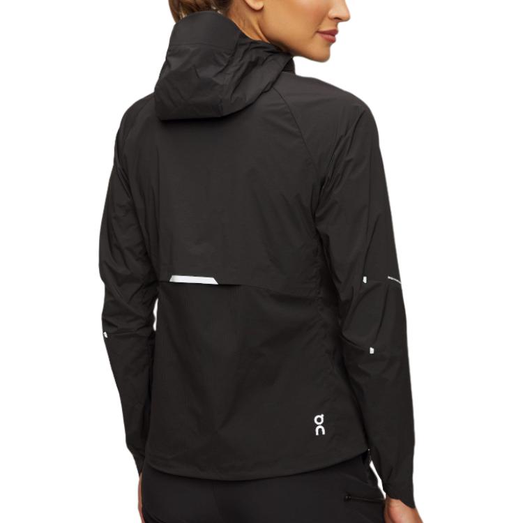 Details for (W) On Running Jaket Lengan Panjang Berpenutup Logo Hitam. 1WE10410553