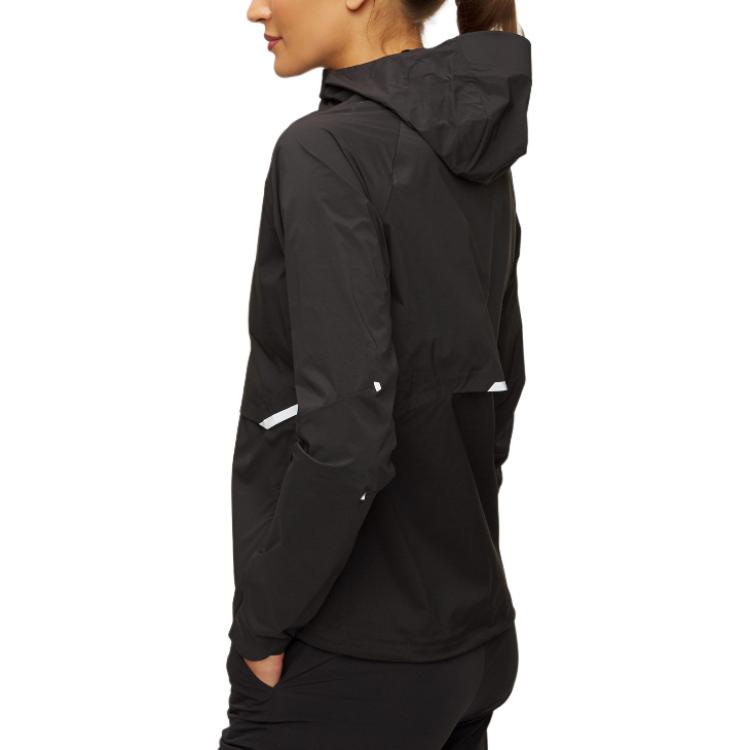 Sizing (W) On Running Jaket Lengan Panjang Berpenutup Logo Hitam. 1WE10410553