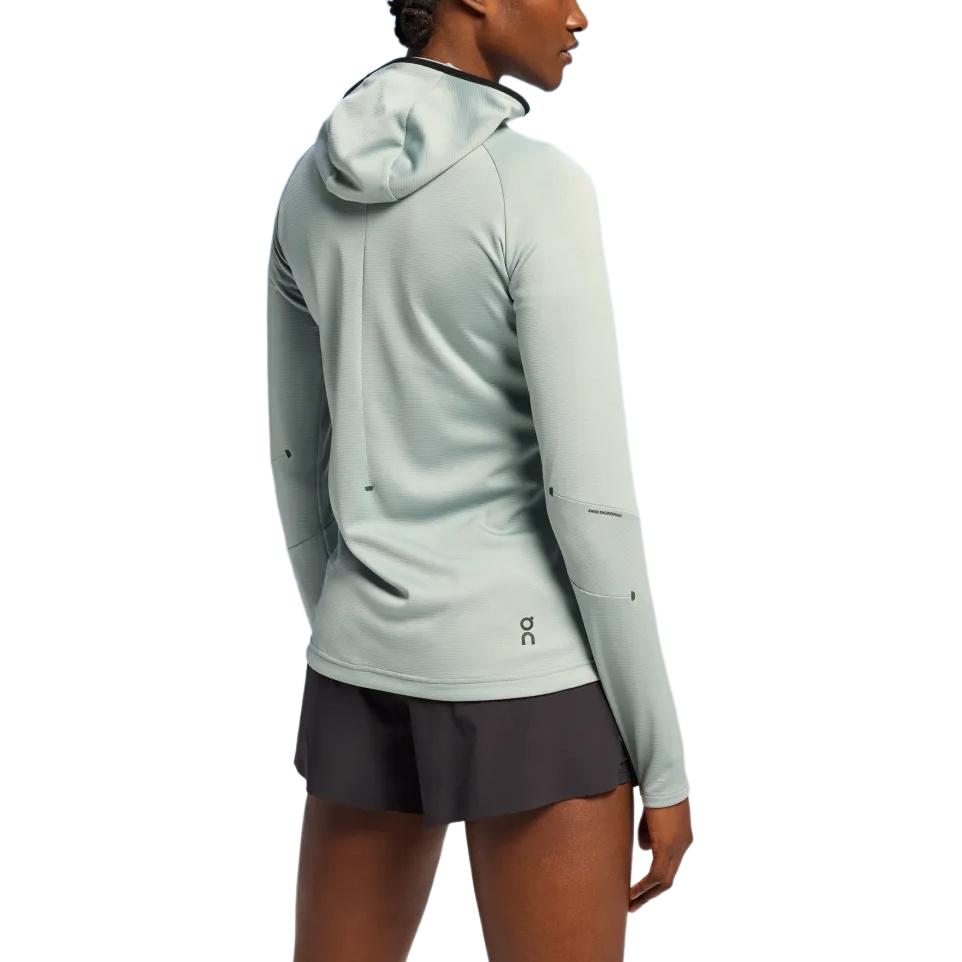 Shop (W) On Running 气候拉链连帽衫 石灰灰 长袖夹克 1WE10331922
