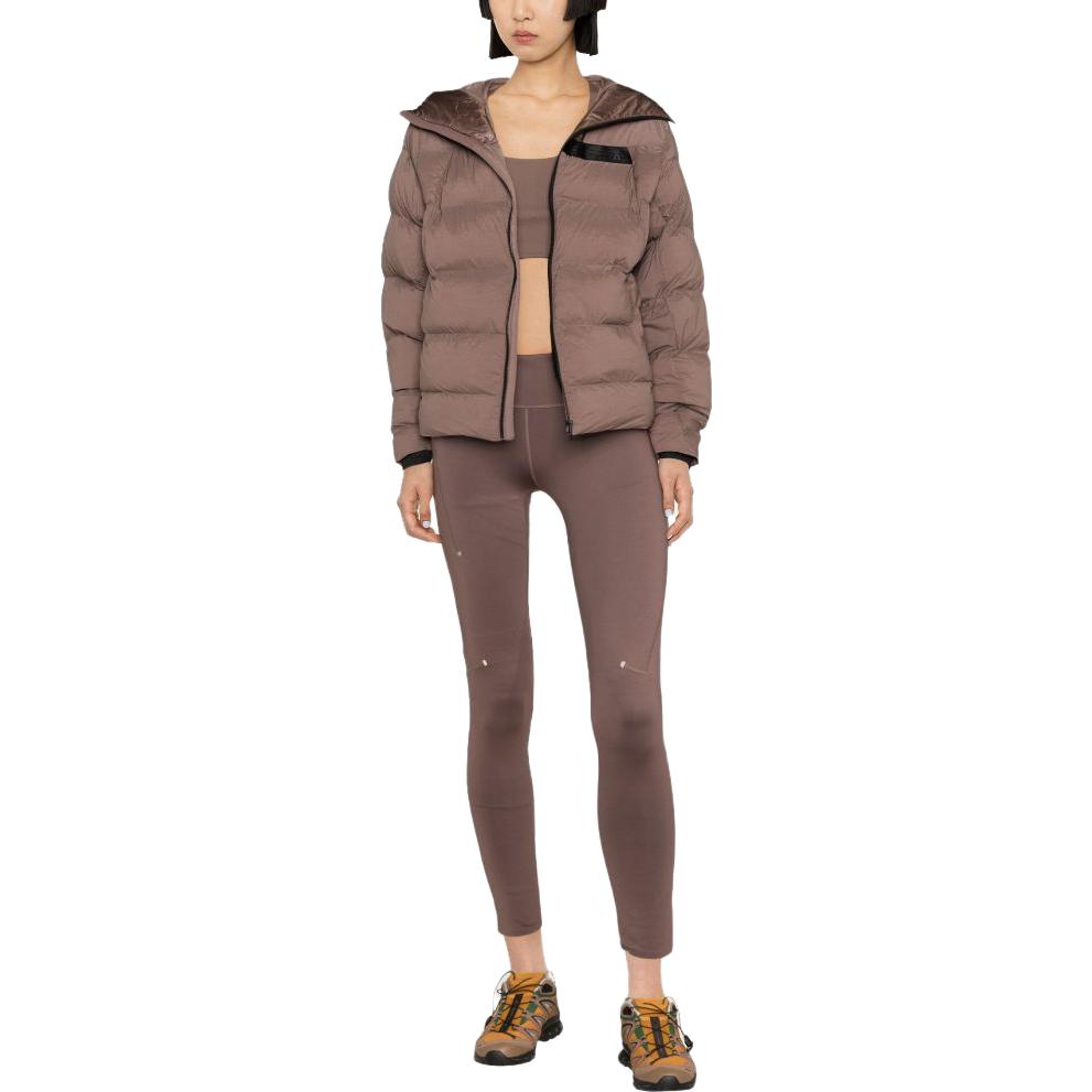 Lookbook (W) ON Running 拼色连帽羽绒外套 - 葡萄紫 1WD30100434