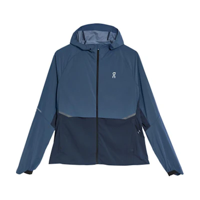 (Women) On Running Colorblock Zip-Up Hoodie Jacket - Blue 1WE10410133