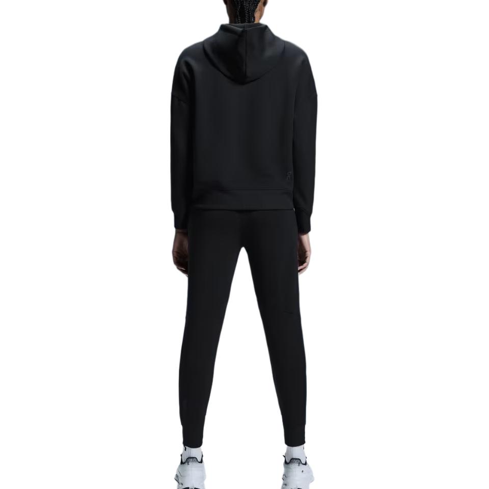 Shop (W) オンランニング ルーズフィット ロゴ ジップフーディージャケット - ブラック 1WE11800553