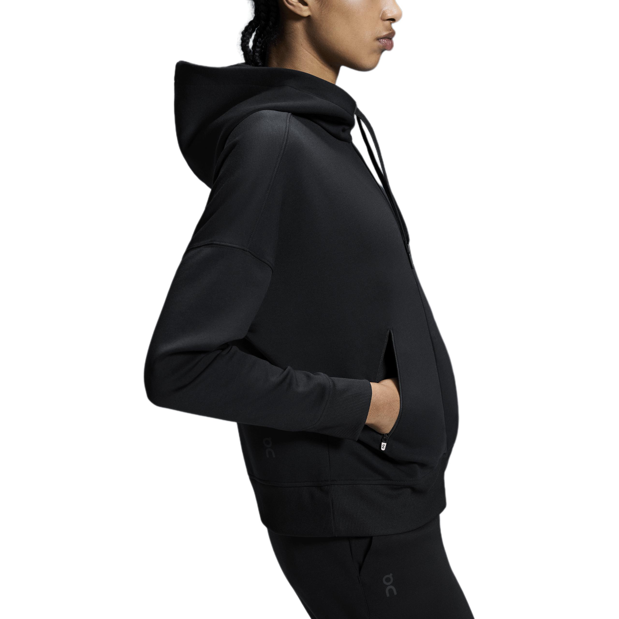 Purchase (W) オンランニング ルーズフィット ロゴ ジップフーディージャケット - ブラック 1WE11800553