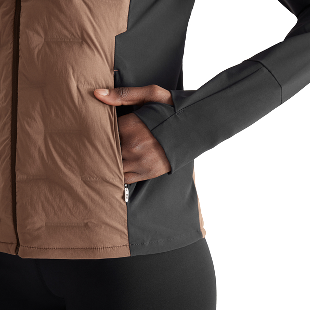 Sizing (W) Chaqueta térmica exterior con cremallera On Running Cocoa Brown .01327 264