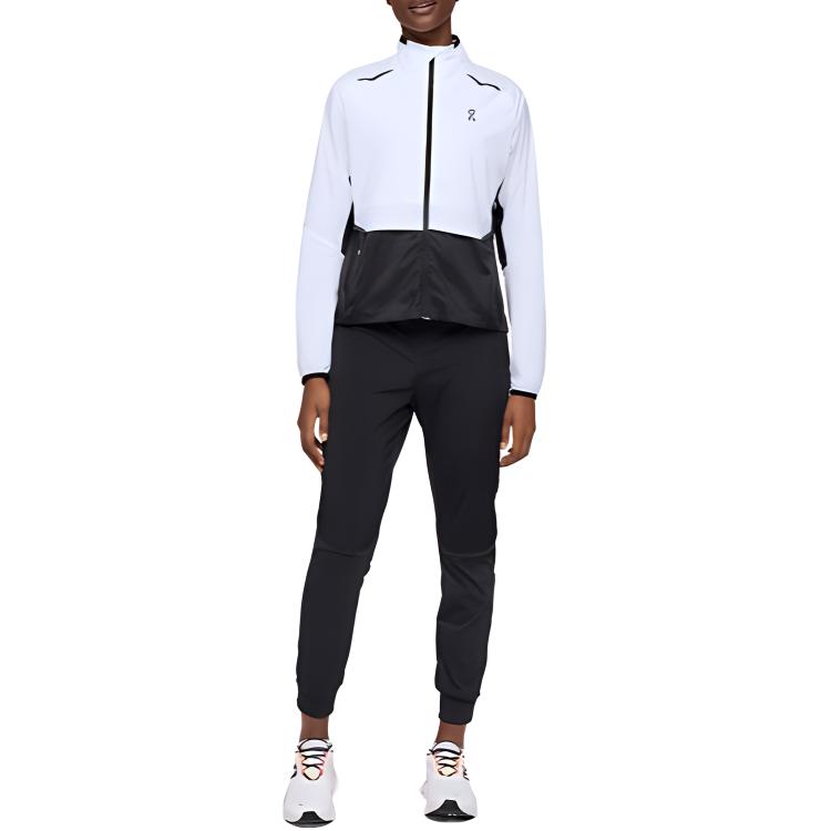 Lookbook (W) On Running 复古运动夹克 黑/白 配logo印花 1WE10370462