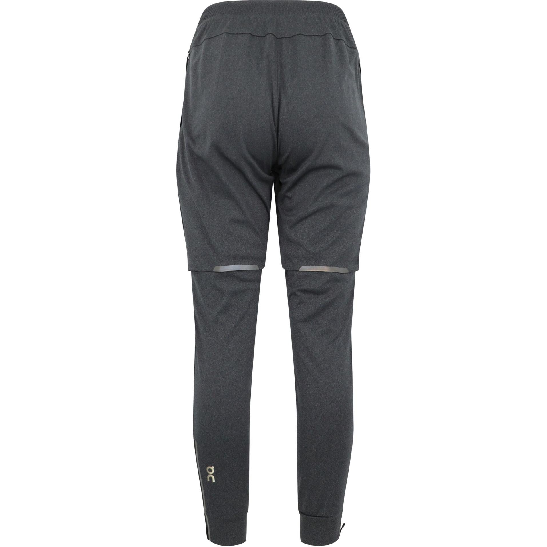 Lookbook (W) On Running Seluar Trek Slim Fit Retro Hitam 1WE10350553