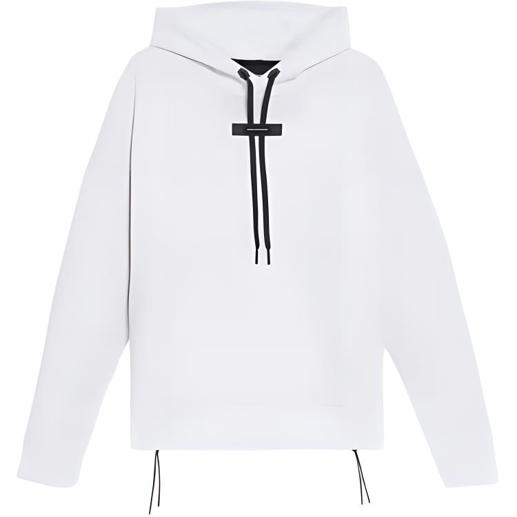 Order (W) Sudadera Casual Blanca de Manga Larga con Capucha On Running. 1WE11790069