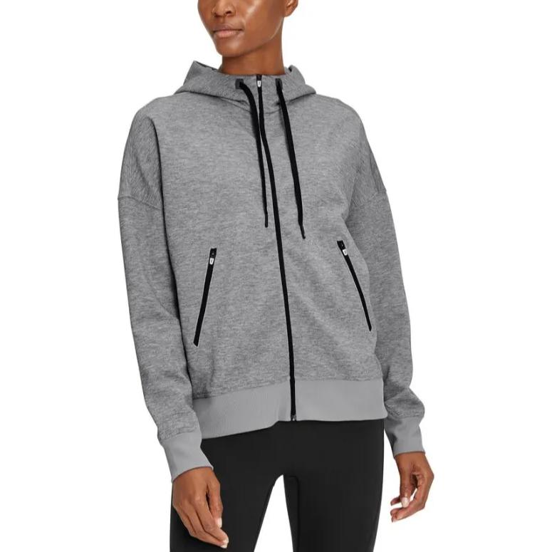 Order (W) Sudadera con capucha gris con cremallera On Running Chaqueta Jersey 1WE11800423