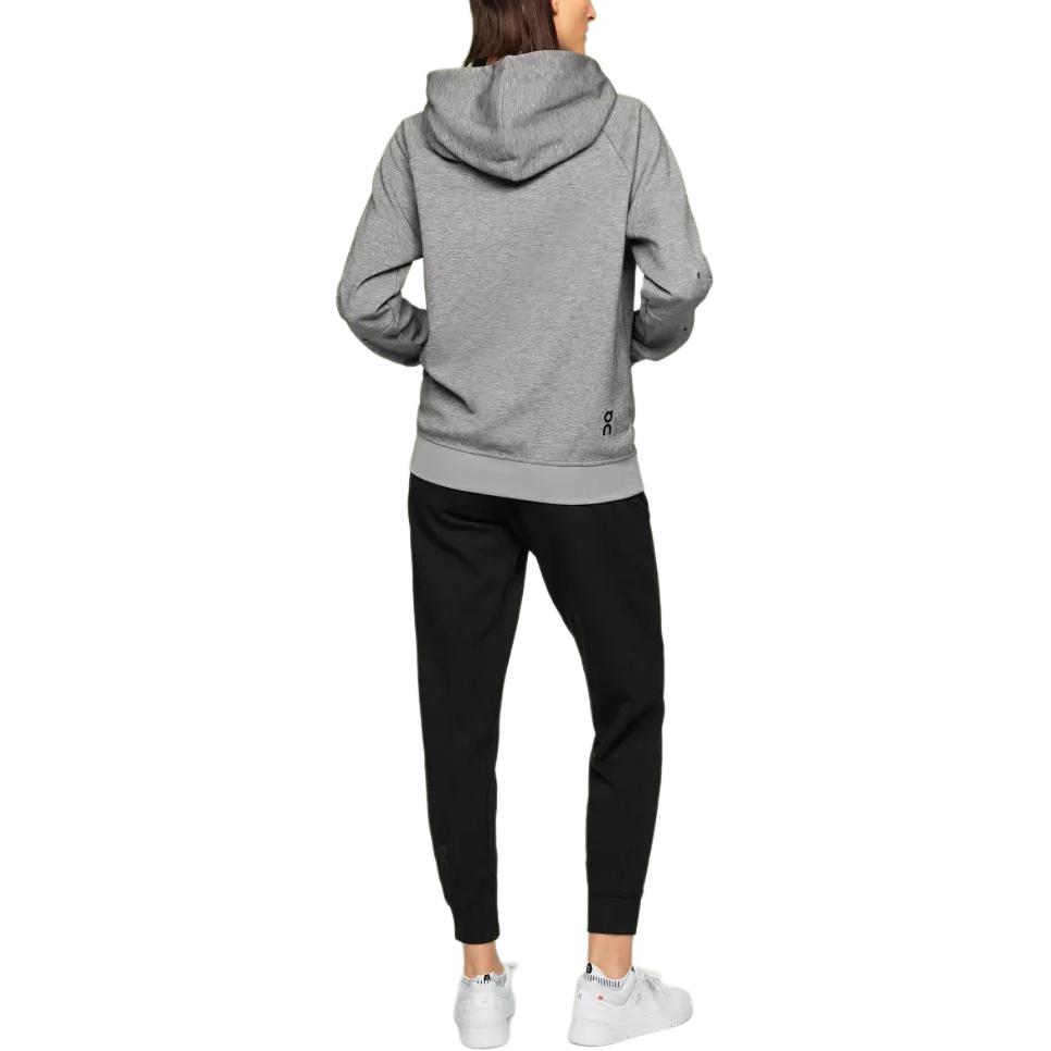 Lookbook (W) Sudadera con capucha gris con cremallera On Running Chaqueta Jersey 1WE11800423