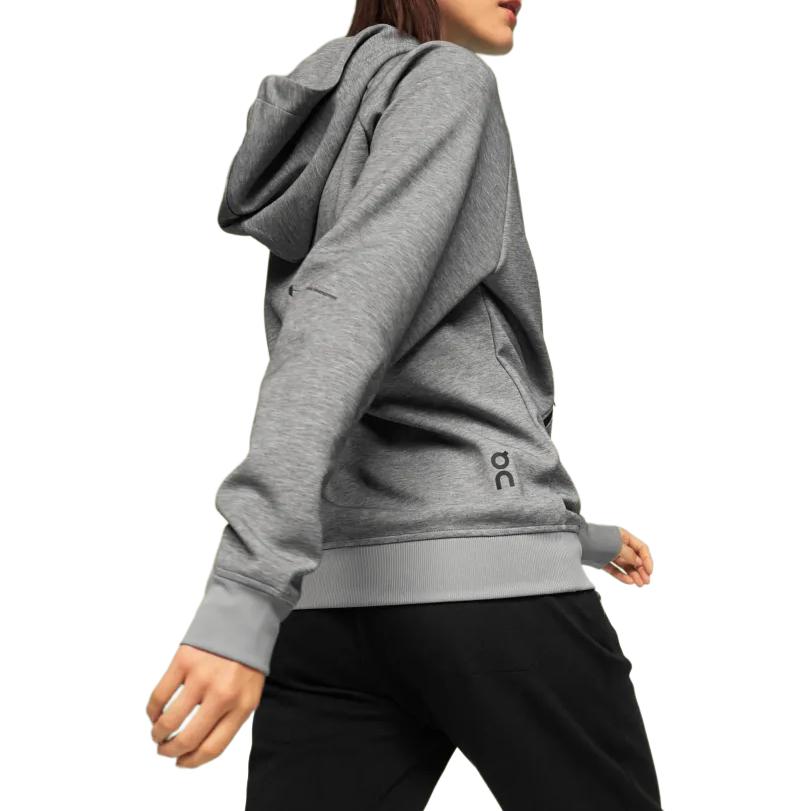 Details for (W) Sudadera con capucha gris con cremallera On Running Chaqueta Jersey 1WE11800423